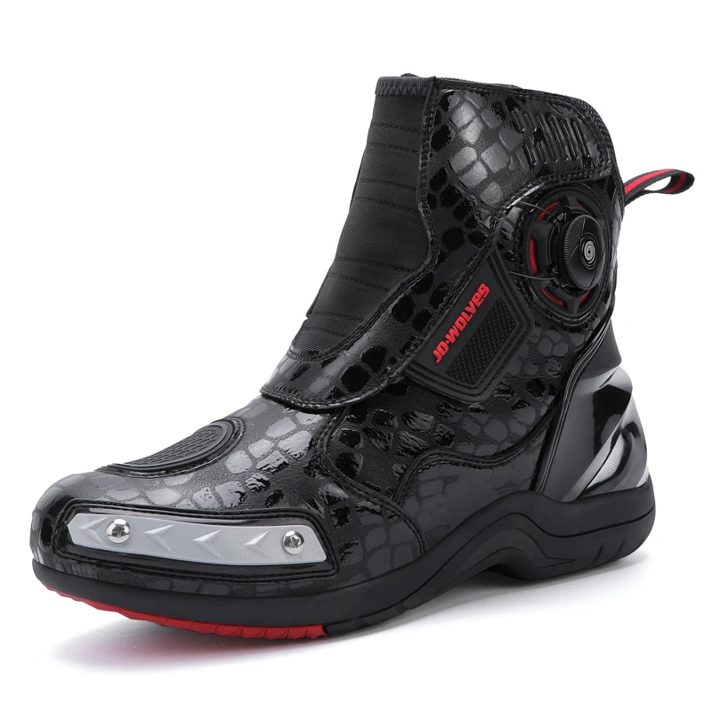 

Motorcycle protective riding boots high top men's four season new fashion anti fall anti slip travel cycling boots equipment