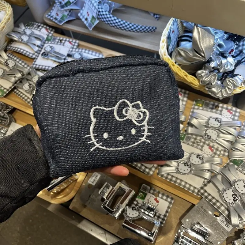 حقيبة يد رائعة مطرزة على شكل قطة ذات سعة كبيرة لتنظيم المكياج أثناء السفر وحقيبة تخزين أدوات الزينة