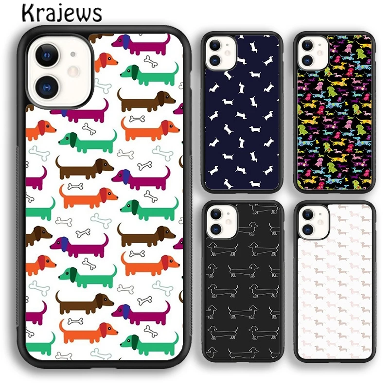 Dachshund Silhouette in Light Phone Case Cover For iPhone 16 15 14 plus XS XR 11 12 mini 13 pro max coque Shell Fundas