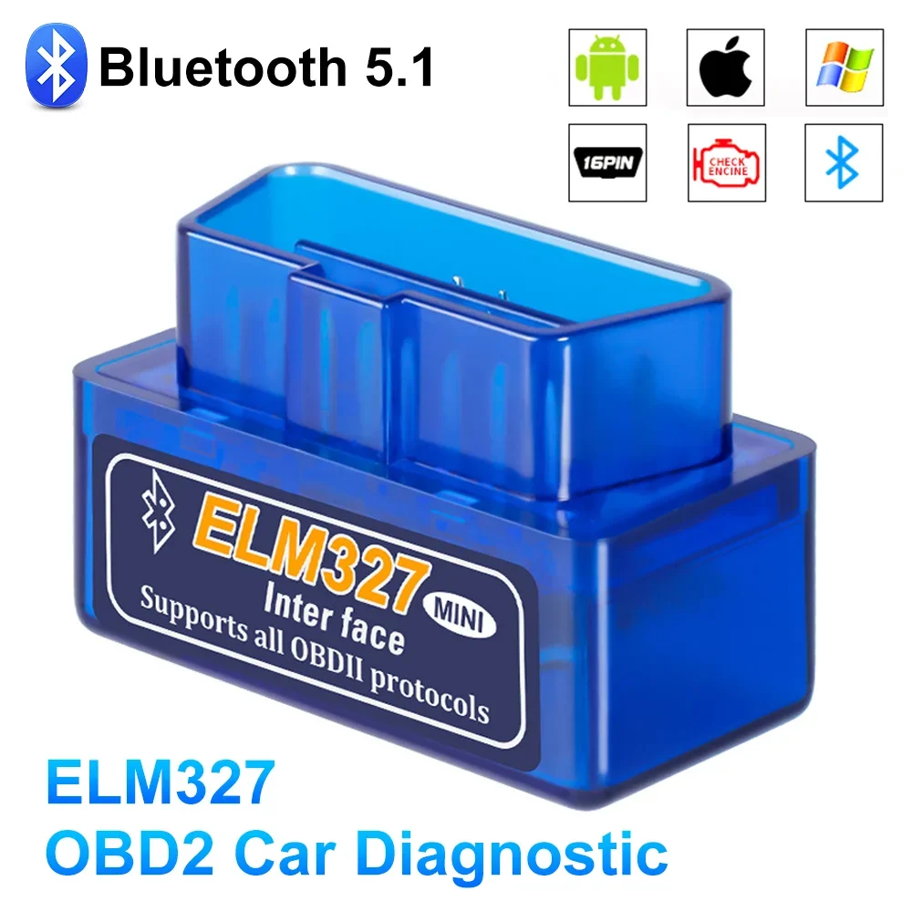 ELM327 V 2.1 OBD2 Scanner BT/Wifi ELM 327 OBD Strumento diagnostico per auto per lettore di codici Android /IOS PK Vgate Icar2