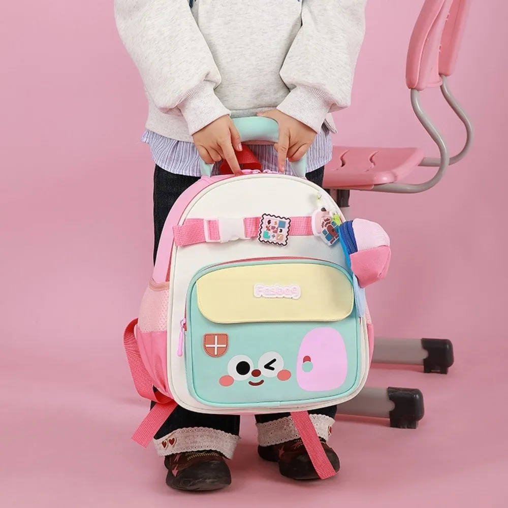 Cartoon Kindergarten Backpacks Alleviate Burden Ergonomics Toddler Backpack Lightweight Wear-resisting Backpack