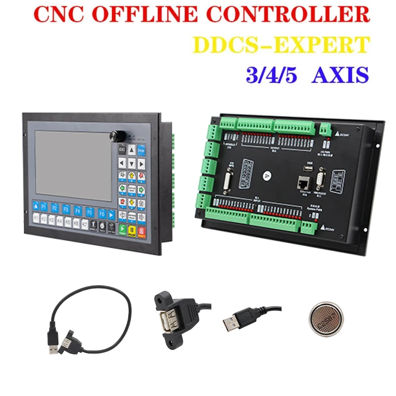 Free Shipping DDCS Expert M350 Standalone CNC Motion Controller Offline Controller Support 3/4/5 Axis Replace DDCSV3.1 DDCSV4.1