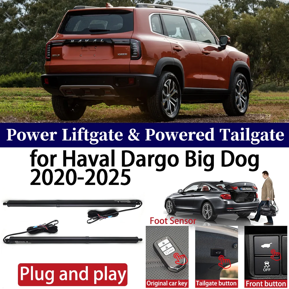 

ZhuCamX for Haval Dargo Big Dog 2020-2025 Car OEM Power Liftgate Automatic One-Click Powered Tailgate Strut Plug and paly