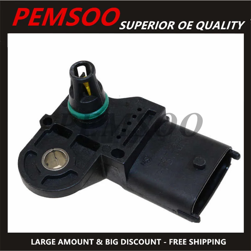 0281002680 Manifold Absolute Intake Air Boost Pressure Map Sensor For Ford Mazda BT50 2.5 MRZ-CD 3.0  37830-R3L-G01 WE01-18-211