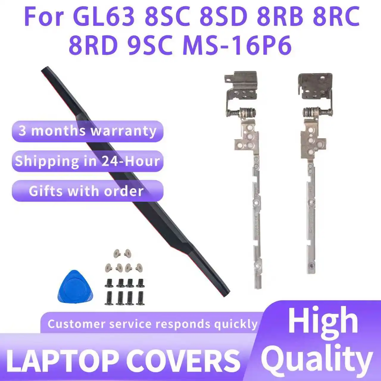 

Новый чехол для ноутбука GL63 MS-16P6/16P5 MS-16P7 8SC 8SD 8RB 8RC 8RCS 8RD 9SC петли безеля