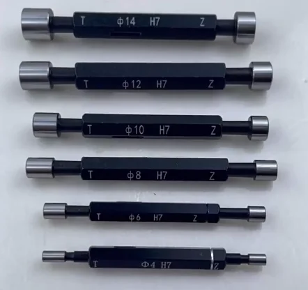 H7 Plain plug gauge,42 45 46 47 48 49 50 52 55,pass stop gauge,Smooth plug gauge,double headed,Go and No Go,measuring gauge