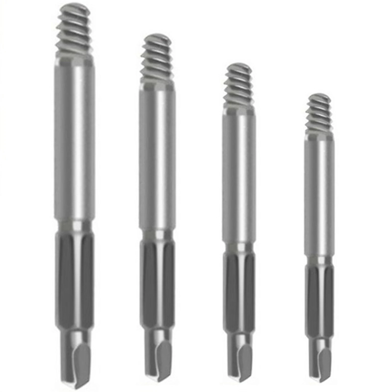 

Premium Extractor Broken Damaged Bolt Remover Drill Bit Mini Screw Easy Out Set of 4 High Speed Rotation Compatible