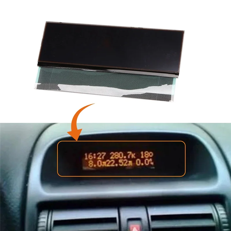 

High Quality Car Central Navigator Radio LCD Display For 206 307 Citroen C5 Xsara Picasso Instrument Screen LCD Pixel Re