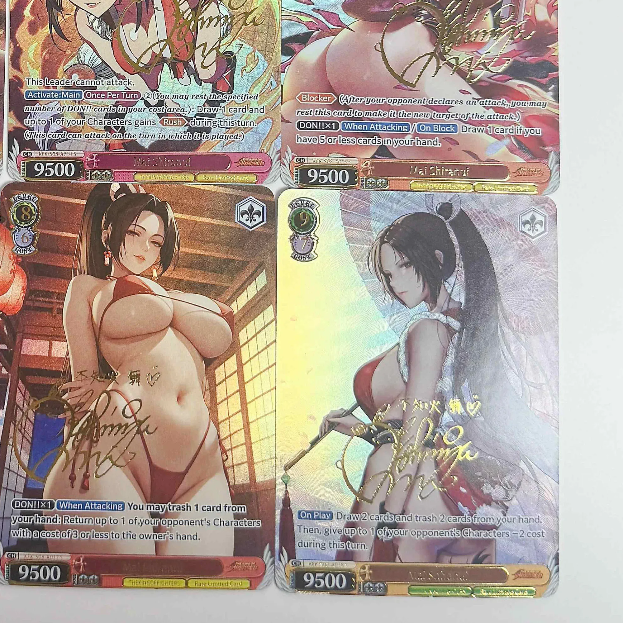 9 قطعة/المجموعة Diy بها بنفسك قصة آلهة ذاتية الصنع ماي شيرانوي جمع بطاقة الانكسار اللون فلاش ماي شيرانوي أنيمي بطاقة دمى هدايا #5