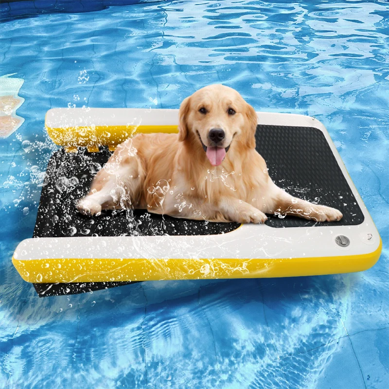 

Надувная плавучая платформа-рампа для собак
