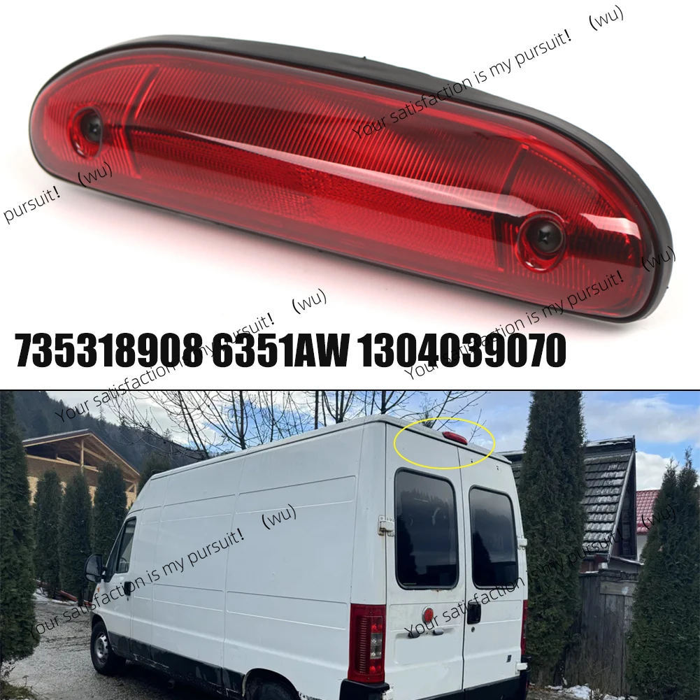

OEM 6351AW 1304039070 Brake Light Stop Light Housing 3rd Brake Light Replacement for Fiat Ducato 2002-2006