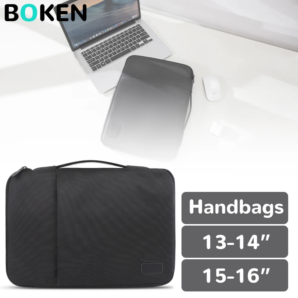 

Laptop Bag Laptop Sleeve HandBag For M1 M2 14 15 15.6 16 inch Macbook Air Pro 13.3 Huawei Asus Dell Notebook Briefcases Case
