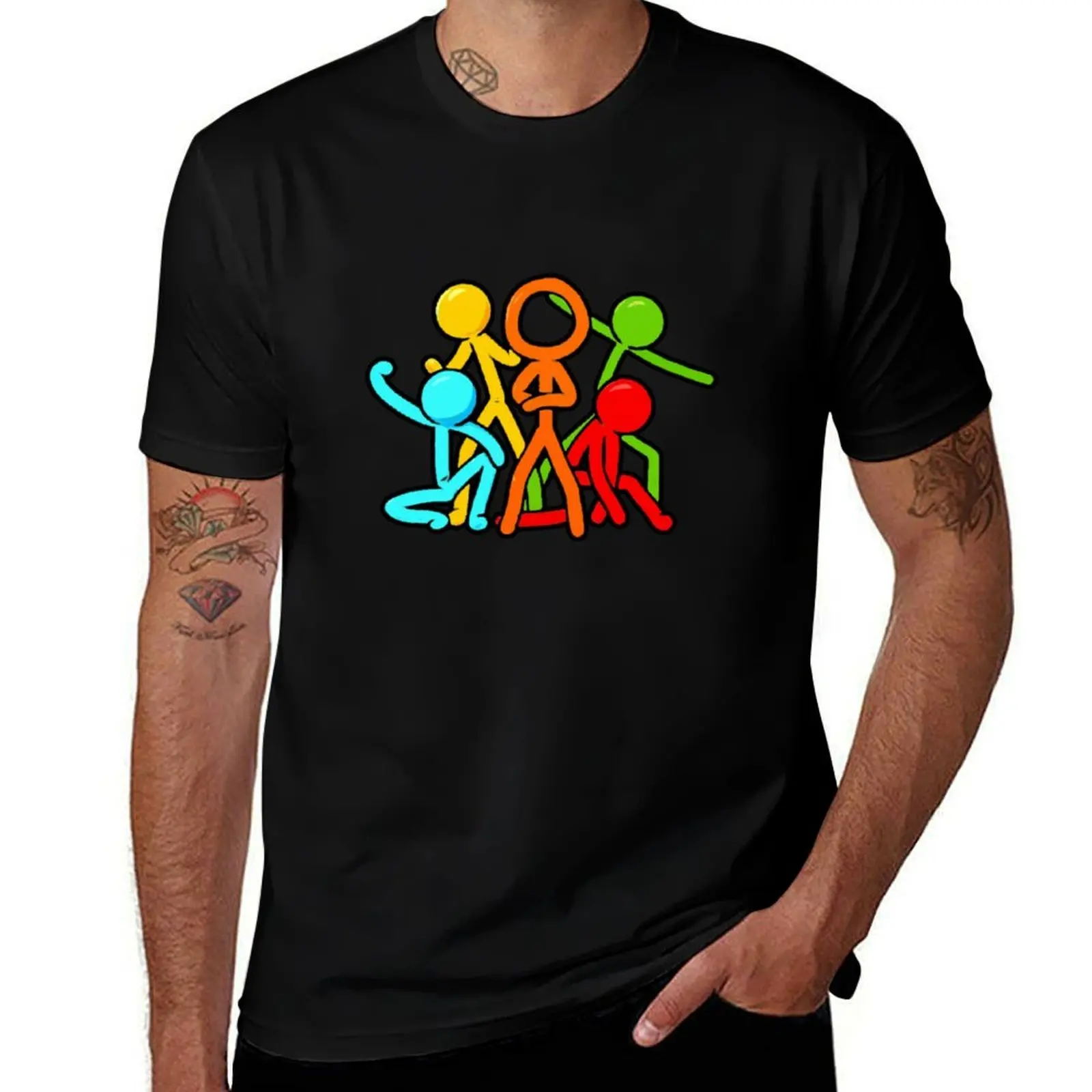 Alan becker camiseta de algodão camiseta 100% algodão pacote camiseta