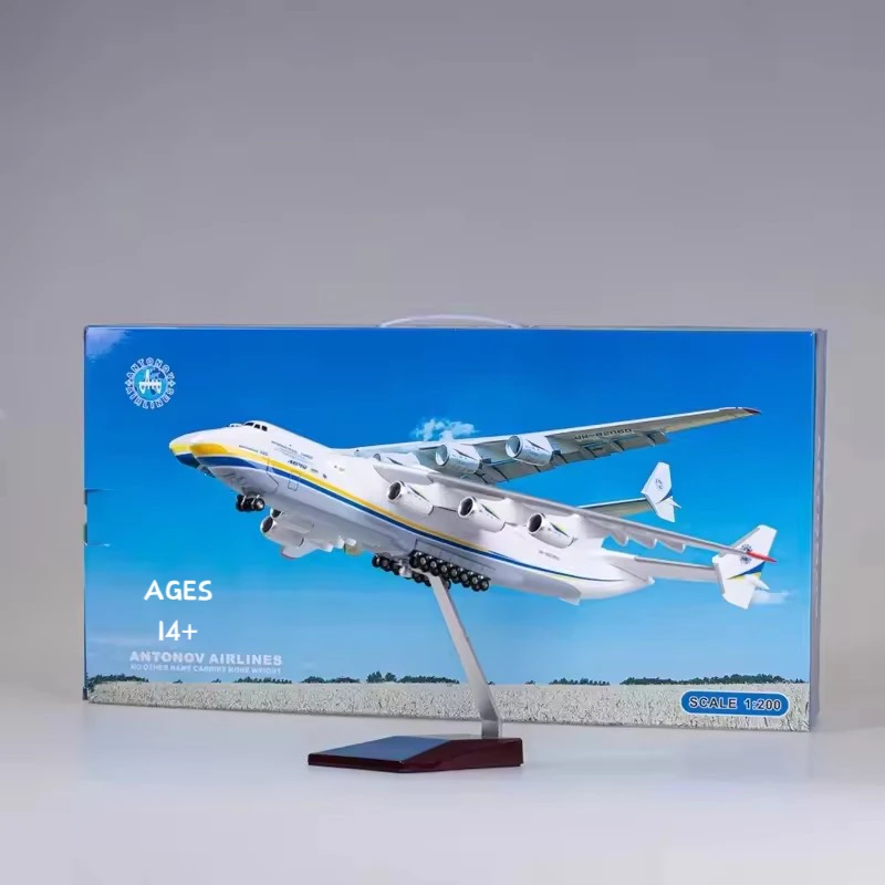 1:200 an225 Airplane Model Antonov 225 Model Airplane Resin Aircraft Plane Ukraine Painted Mriya Transporter Display Model Plane