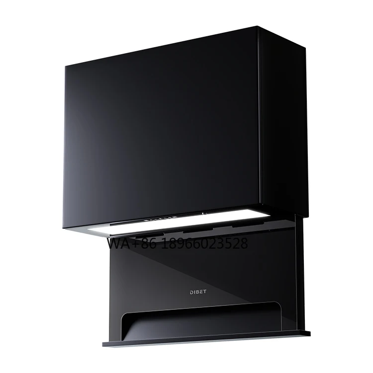 

Easy-To-Clean Space-Saving Powerful Full Hidden Lifting Range Hood Appliance Kitchen Hood Remove Smoke