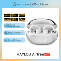 HAYLOU AirFree Ear Clip Earphones Bluetooth 5.4 Wireless Earbuds Dual-mic AI Noise Reduction Sports Headphones Smart LED Display