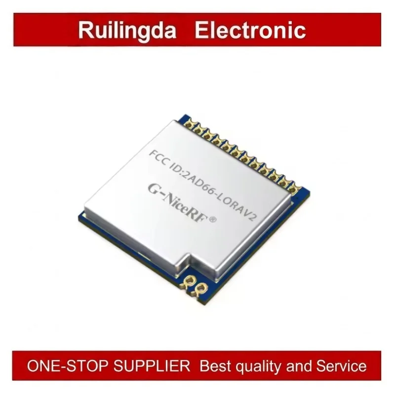 G-NiceRF|LORA1276 FCC ID Certified 868/915MHz 100mW SX1276 4KM High Sensitivity Front End LoRa Module SPI Interface