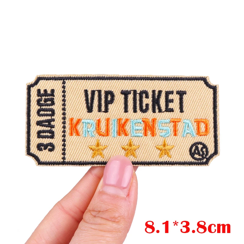 Nederland Kruikenstad embleem borduurpatch Nederland carnaval geborduurde patches voor kleding opstrijkbare patches voor kleding
