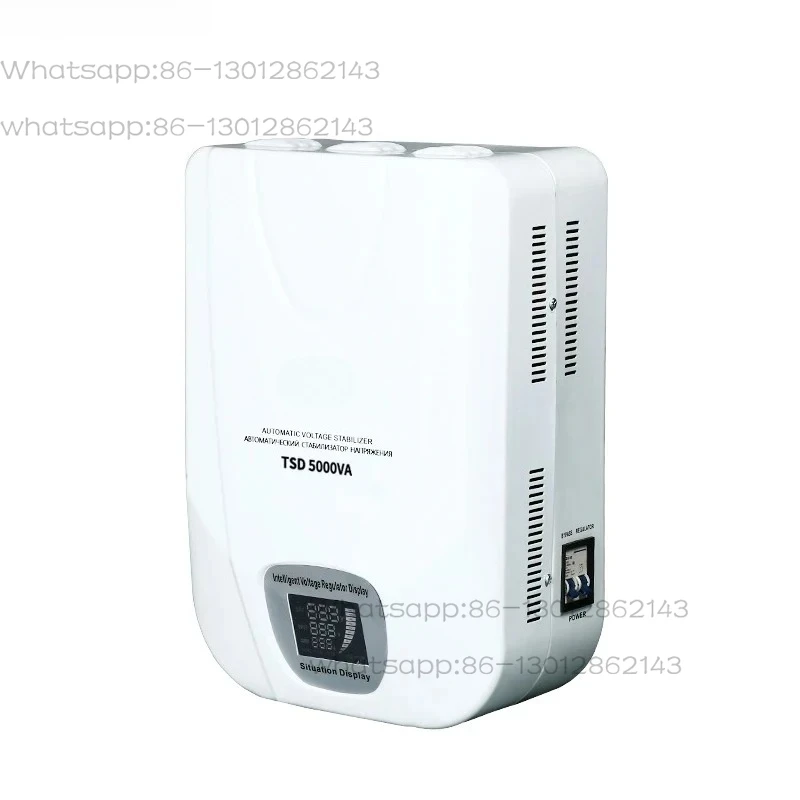 1PCS  NEW   Wall mounted voltage regulator 5KVA servo motor control 220V 50Hz household voltage regulator
