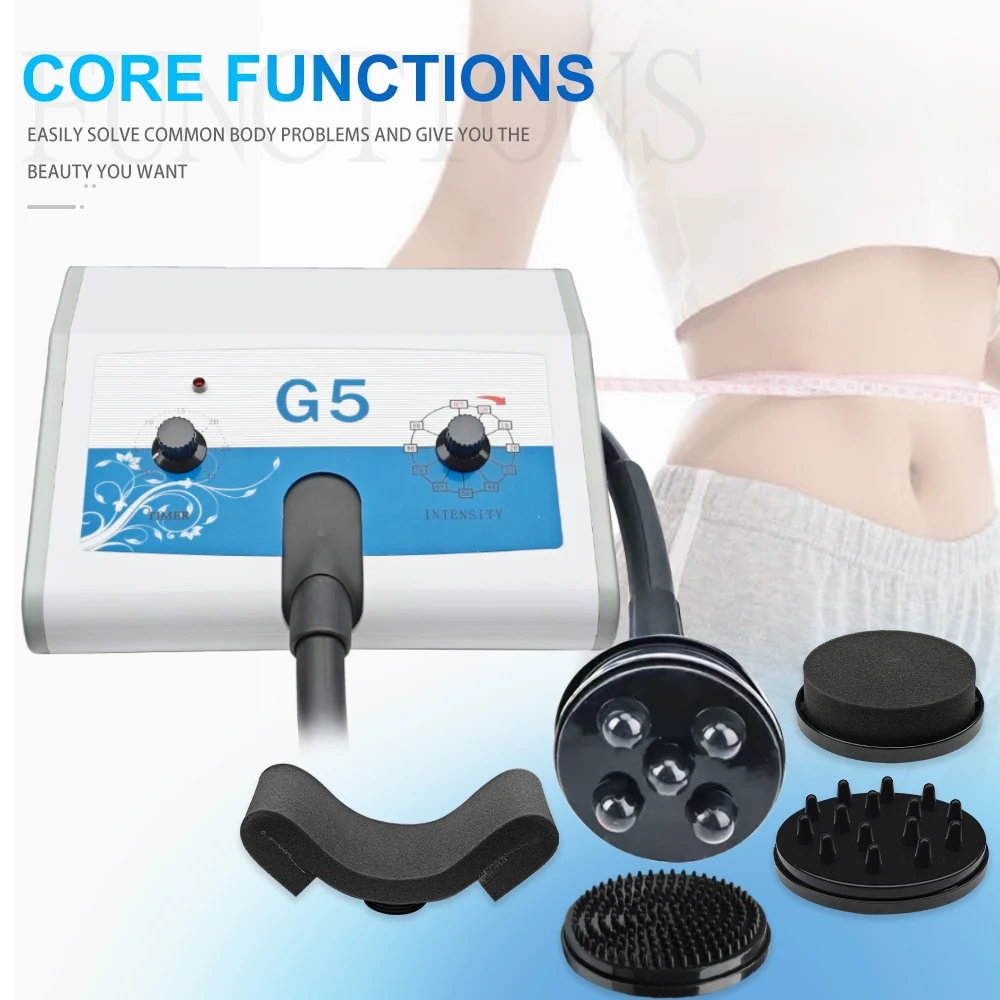 Yingcai المهنية G5 تهتز مدلك آلة تخسيس الجسم تدليك الخصر تشكيل الجسم فقدان الوزن تقليل الدهون صالون تجميل