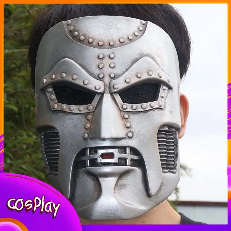 

Маска Доктора Дуума из Мстителей, костюм для косплея Домсдей, Виктор Фон Дуум, реквизит для Хэллоуина, карнавала, Комик-Кона, вечеринок, одежда, подарок