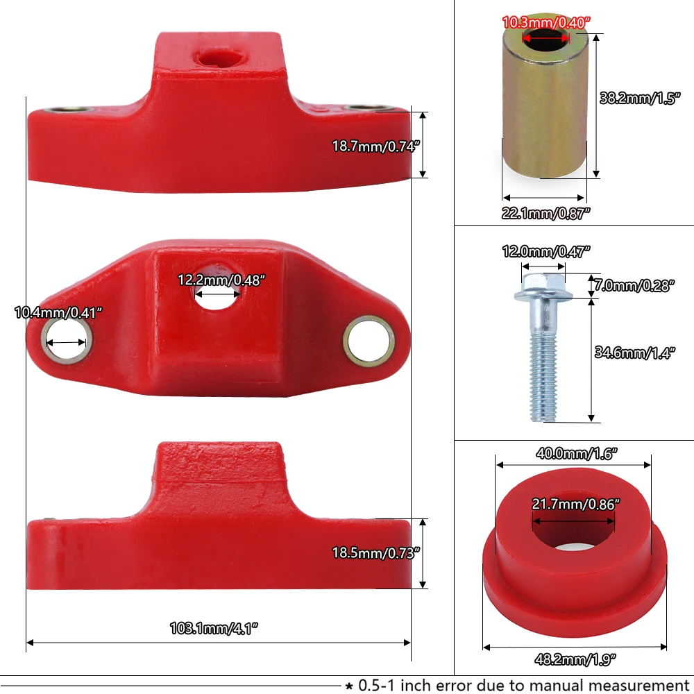 6 Speed Steel and Poly Short Throw Shifter & 85A Bushing Kit For 04+ Subaru Wrx Sti WX-SFT01-06+SSB02