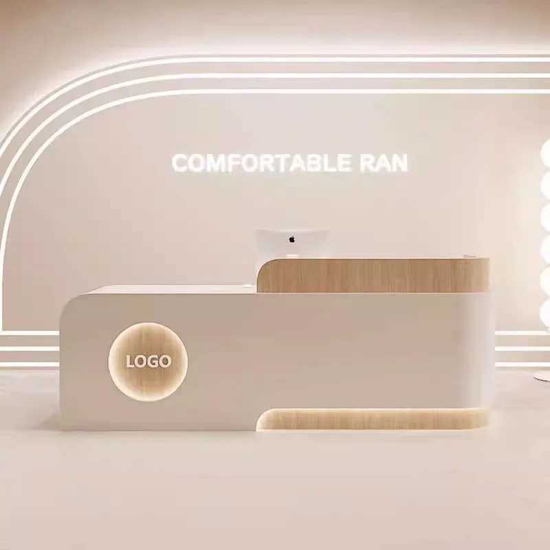 

Легкие роскошные стойки регистрации Высококачественные стойки регистрации для салона красоты Простая офисная мебель для приема и стол YSJDT