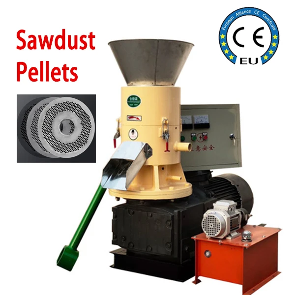 Biomass Sawdust Pellet Machine Sawdust Pellet Fuel Production Machine High Power Straw shavings Granulator Rice Husk Straw Wood