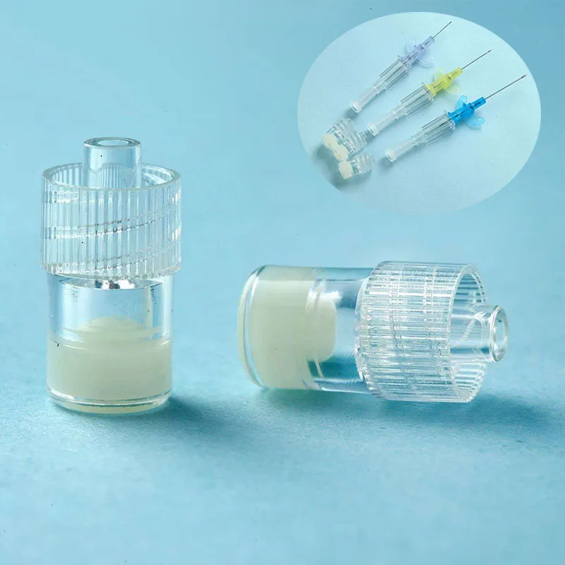 

100 одноразовых гепариновых колпачков для внутривенного катетеризации животных, гепариновые колпачки для собак и кошек, ветеринарные расходные материалы