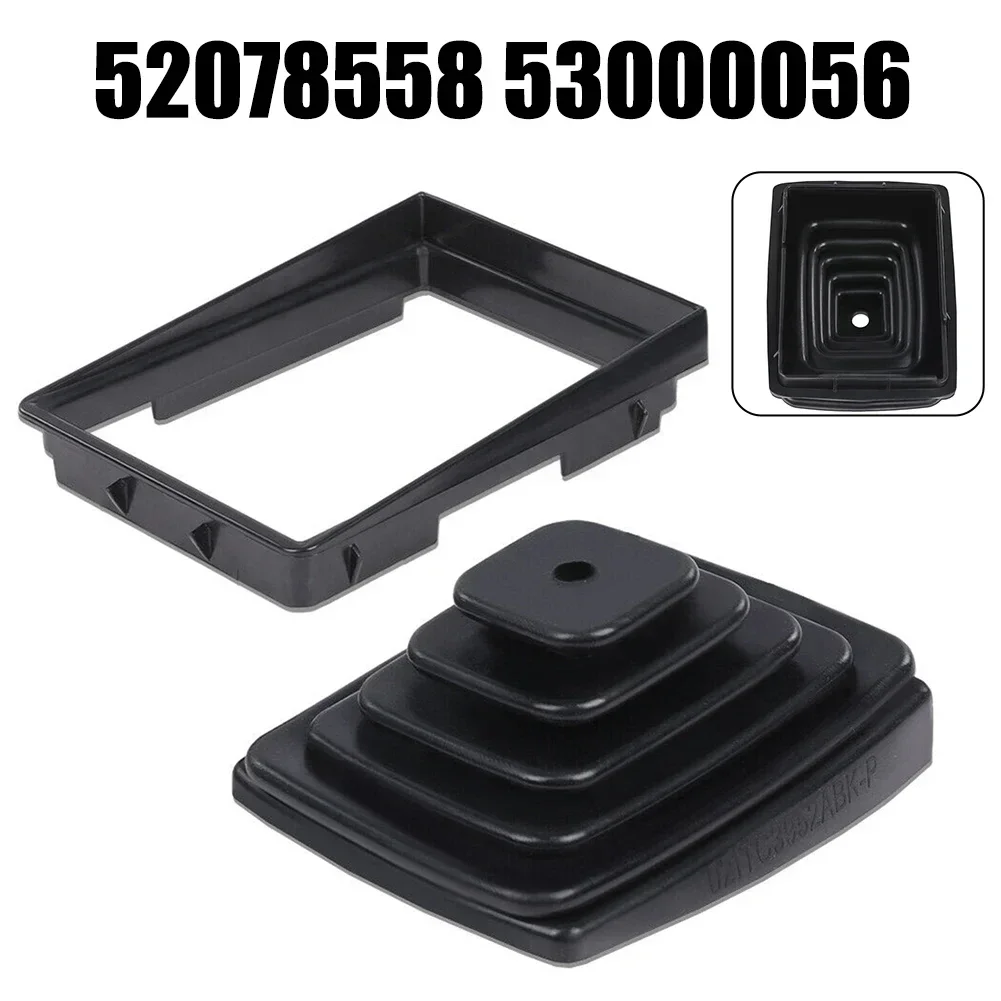حذاء بلاستيكي أسود وحلقة إطار التجنيب يناسب جيب رانجلر TJ 97 - 04 OE 52078558 53000056