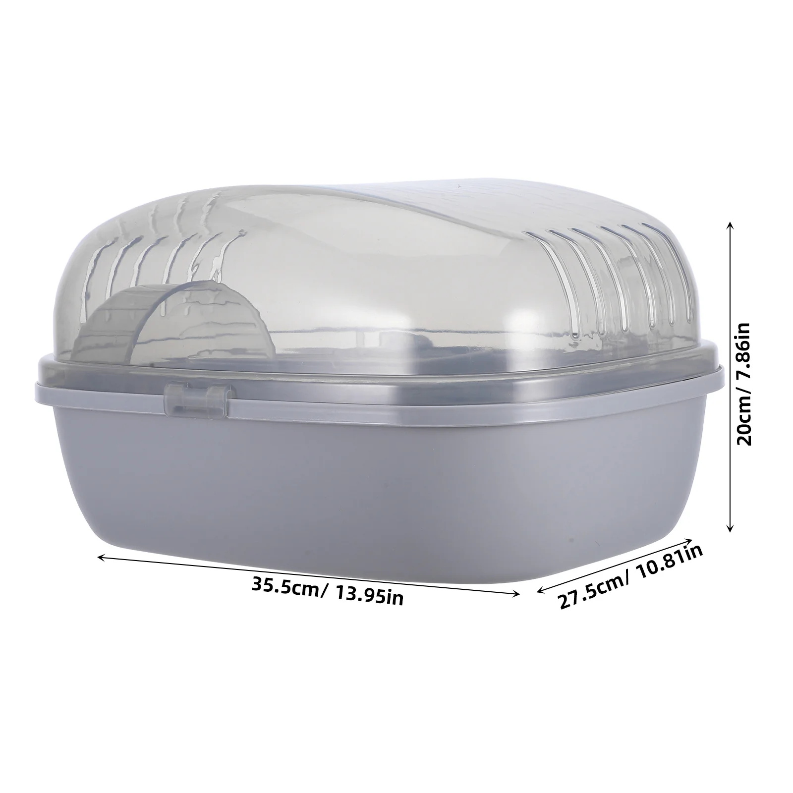 قفص هامستر محمول حامل حيوانات صغير للفئران خنزير غينيا شينشيلا القنفذ السفر التخييم تنفس Abs الحيوانات الأليفة #5