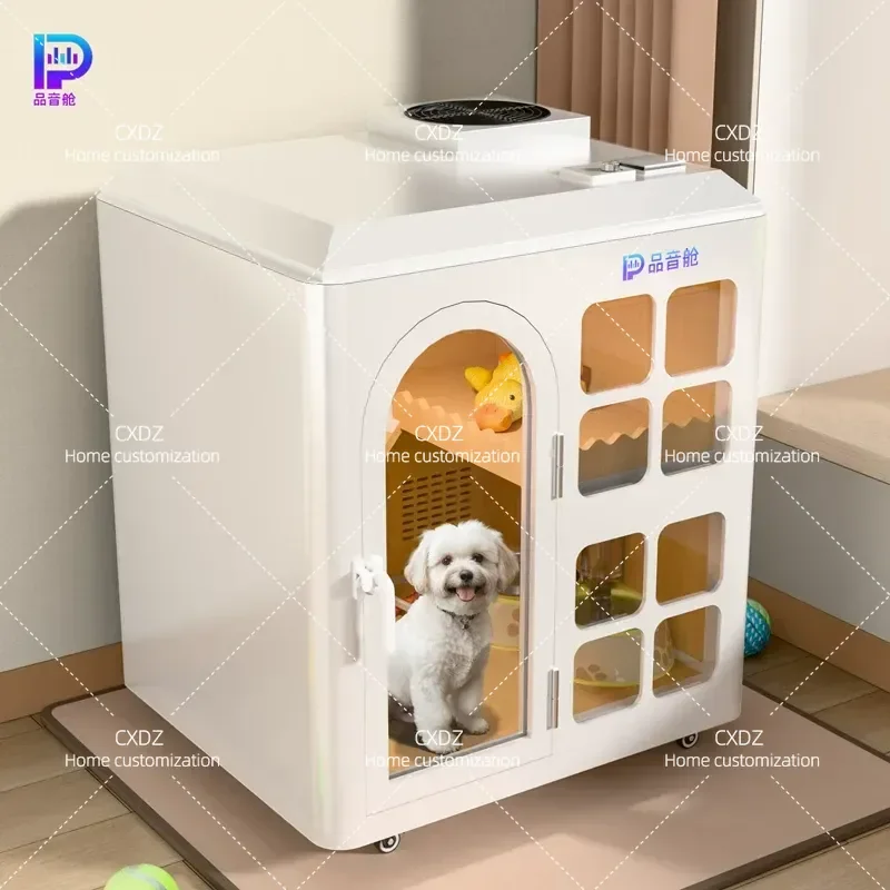 Soundproof Dog Cage Hut Removable Pet Room Cat Nest Mini Small Household Silent Compartment Sleeping Cabin