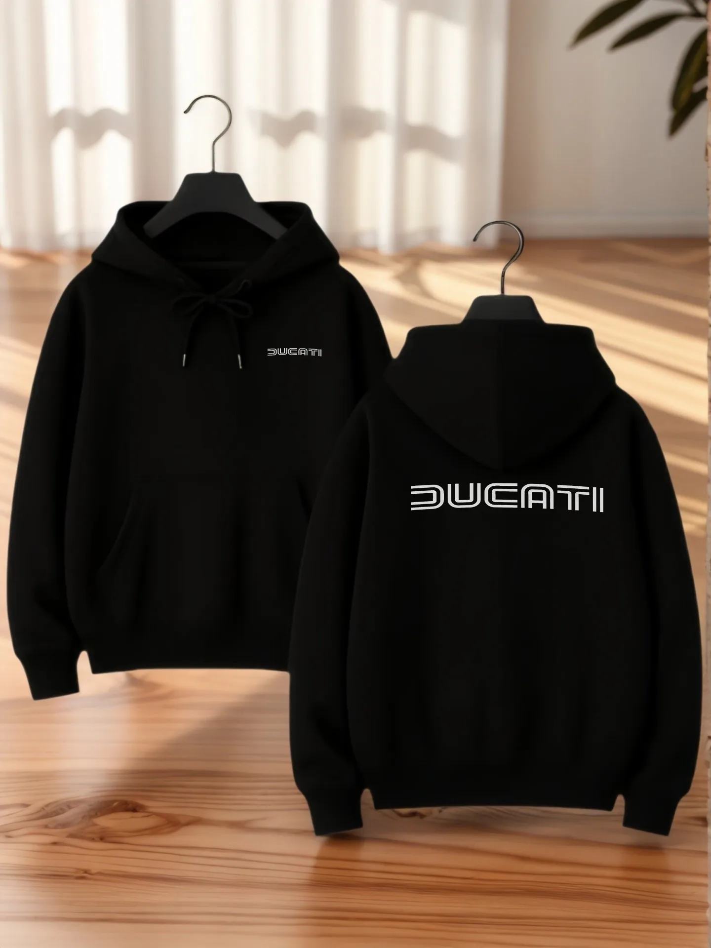 

Graphic Hoodie Women, Letter Print, Casual Aesthetic Design, Soft Fabric, Casual Everyday Wear, For Young Men