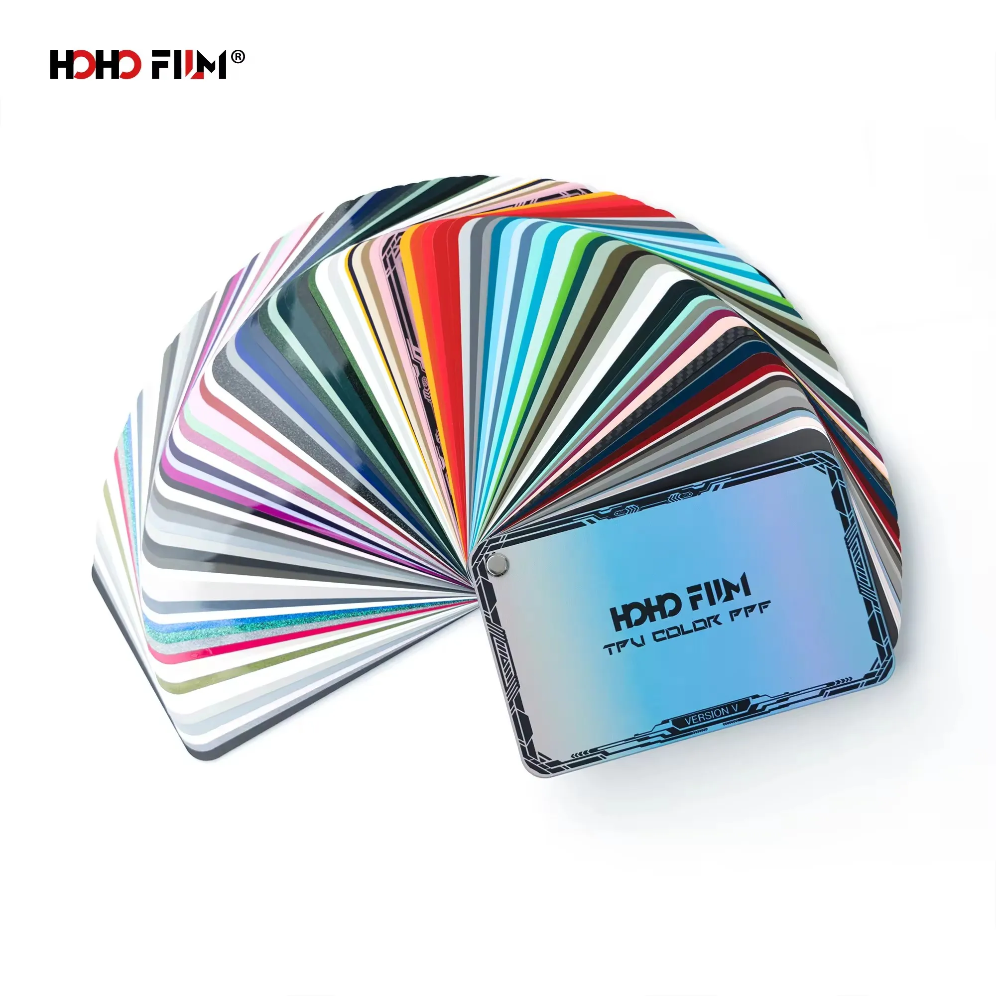 HOHOFILM Colored TPU PPF Color Swatches 8 YEARS Warranty Self Healing Color Paint Protection Film