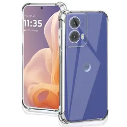 모토로라 모토 G85 케이스 소프트 실리콘 범퍼 커버 모토 G85 G 85 XT2427 MotoG85 2024 Funda 용 투명 충격 방지 전화 케이스