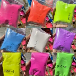 100g/Bag Fluorescent Nail Acrylic Powder Neon Summer Phosphor Luminous Acrylic Powder Extending/Carving/Dipping Manicure Decor