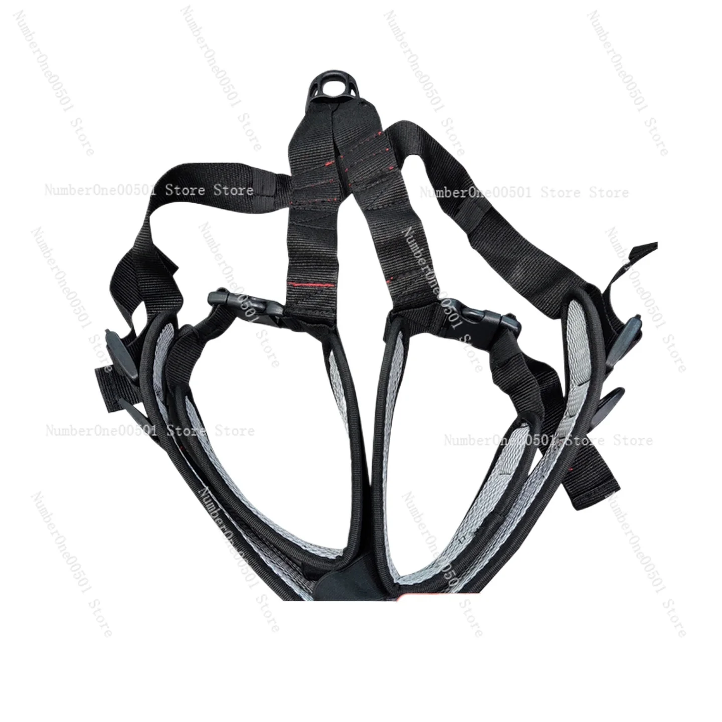 

Underwater thruster diving with cross belt assistance, one handed operation including D-ring deep diving and lung diving