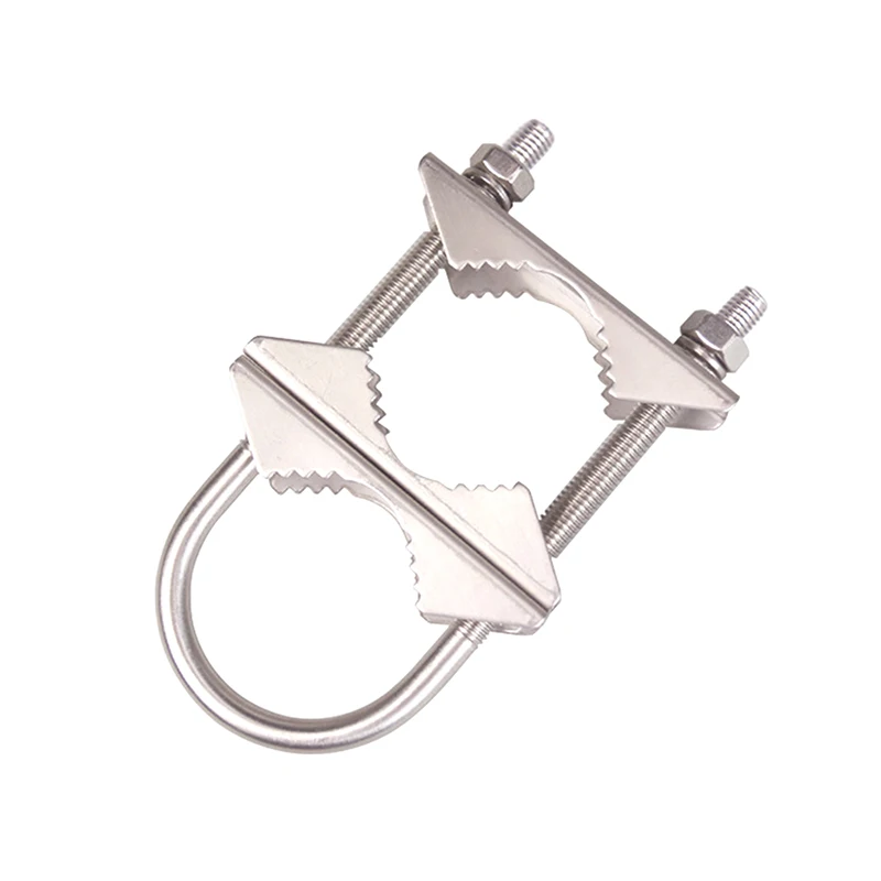 ボルト取り付けブラケットキットm6、頑丈、防錆、マストからマスト、クランプ、Vジョーブロック、取り付け、外部アンテナ用ハードウェア