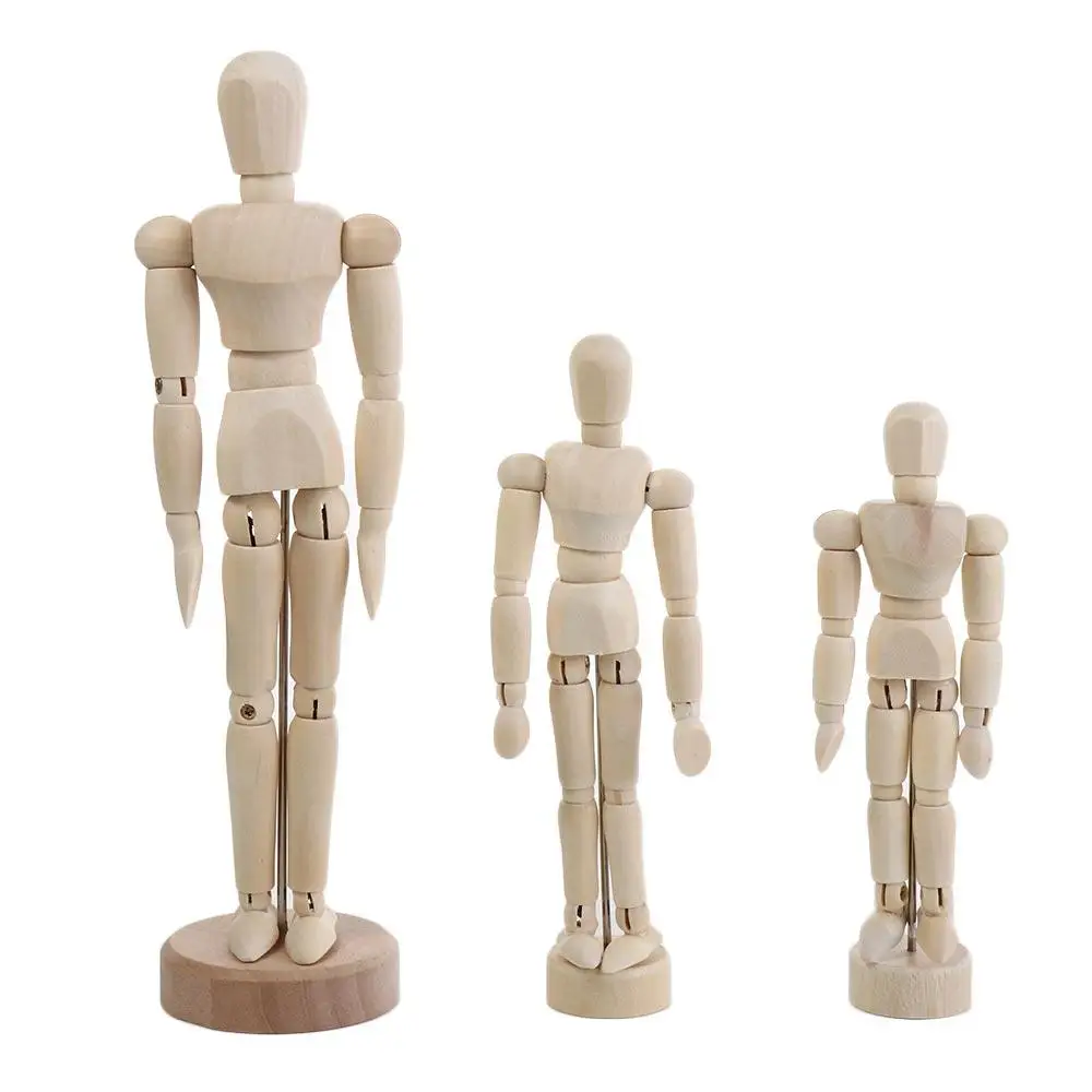 Drawing Movable Limbs Sketch Supplies Art Models Ornaments Sketch Draw Wooden Toy Action Toy Figures Mannequin Figure Model