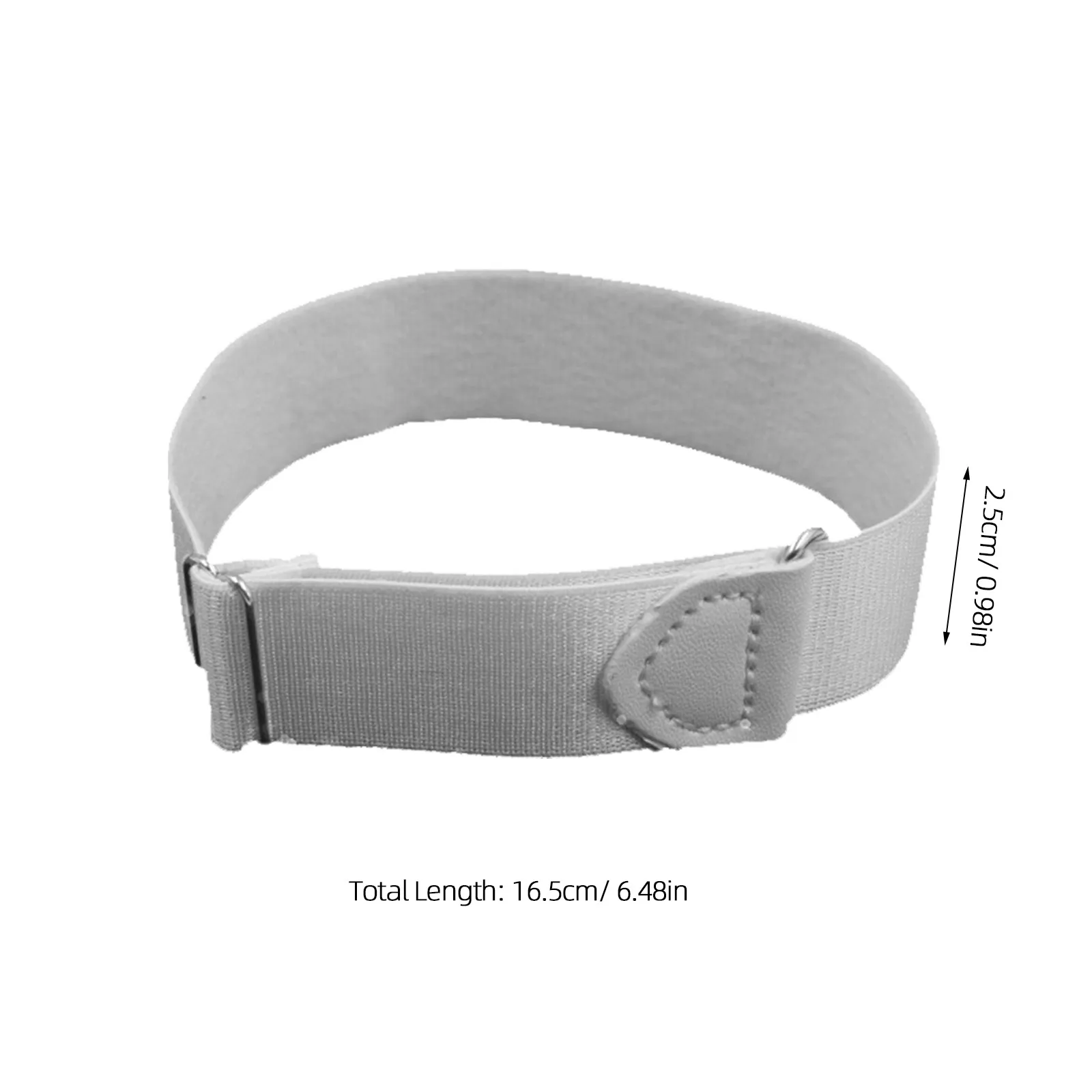 2Pcs Shirt Stay Armband Premium Quality Anti-Slip Shirt Lock Belt Strong Clip Force Unisex for Office Wear Gift Idea