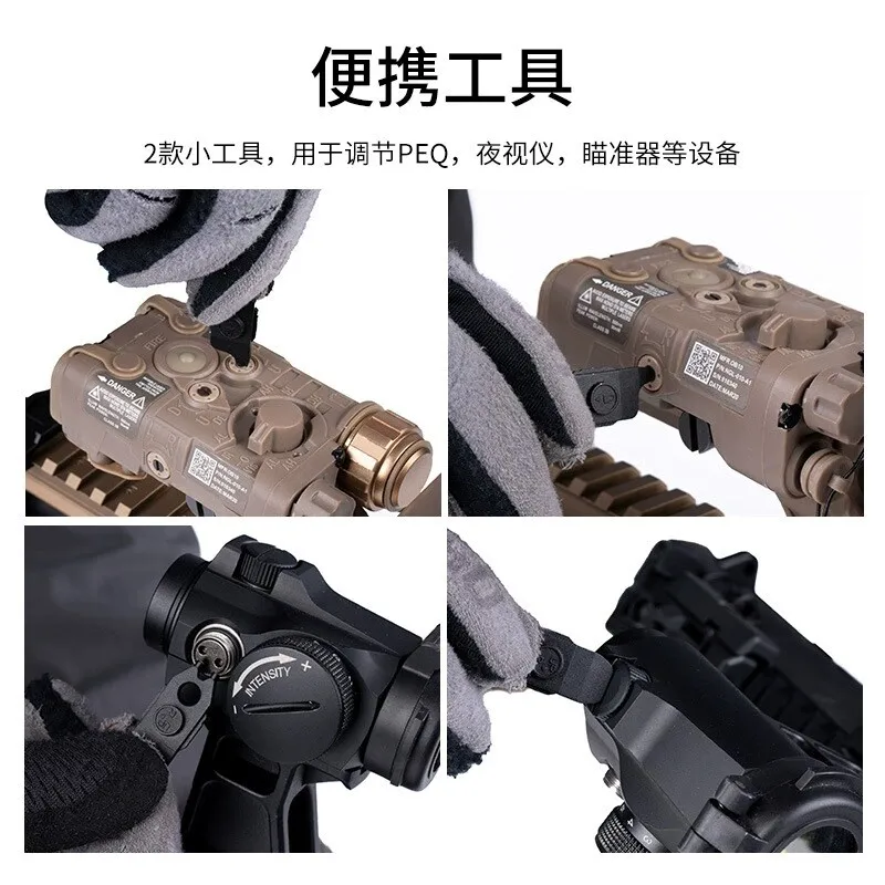 Portable Multi-Purpose Tool Holder with Picatinny Rail, Fits PEQ Night Vision Aiming Devices