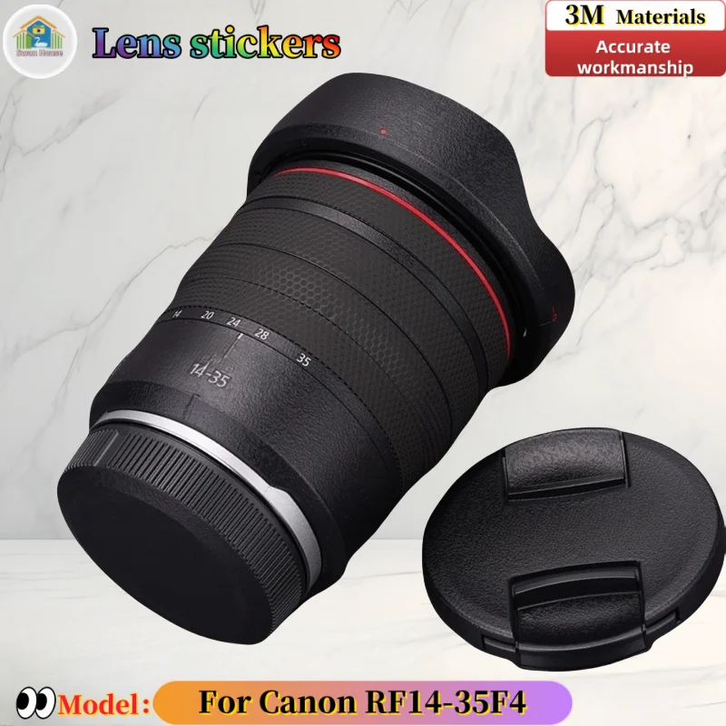 

RF1435 For Canon RF14-35 F4 Camera lens sticker, DIY skin, Precision tailoring wear-resistant protective film