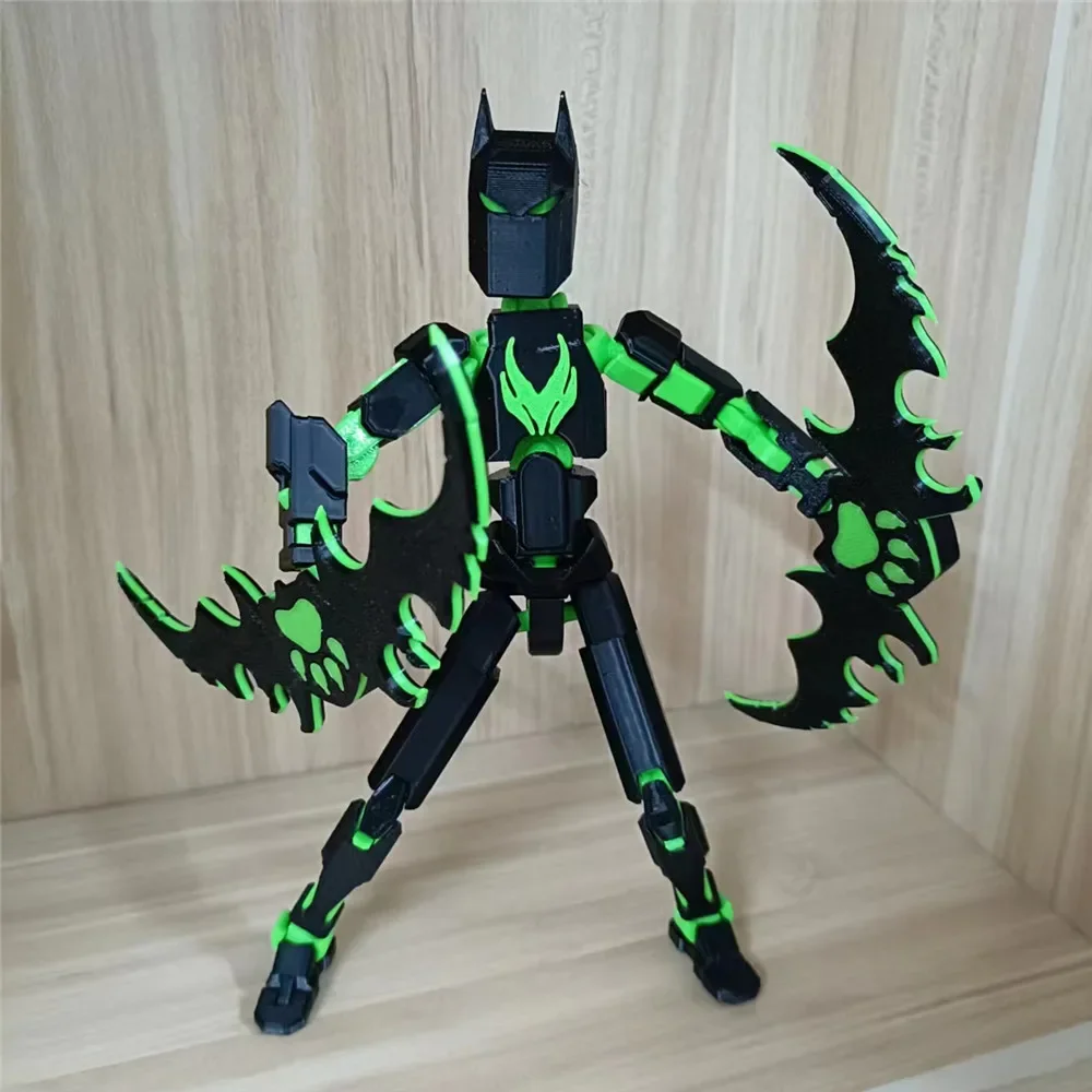 New 2.0 3d Printed Multi-jointed Movable Robot Mannequin Toys lucky 13 Dummy Figures Game Toys Gift Christmas Decompression