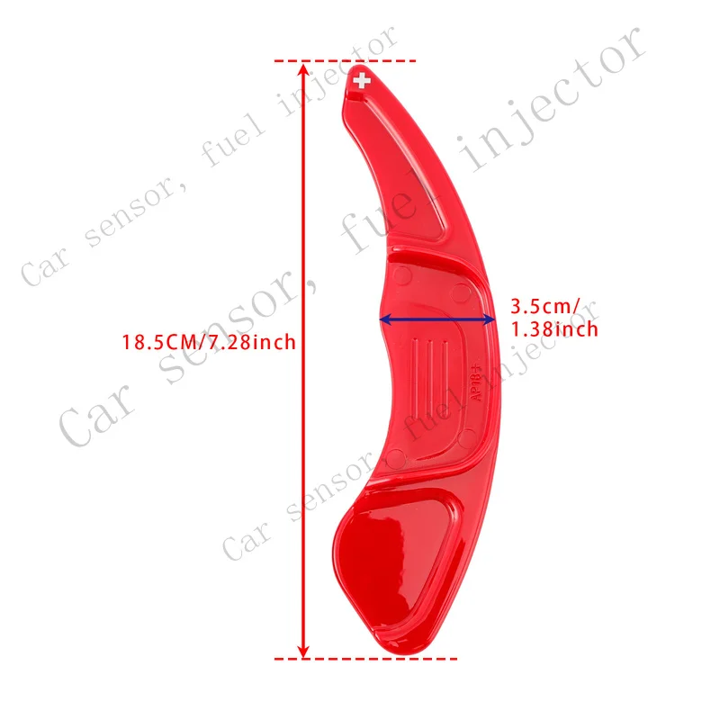 Q+ Steering Wheel Paddle Shifter Extension For VW Tiguan Variant Red ZG