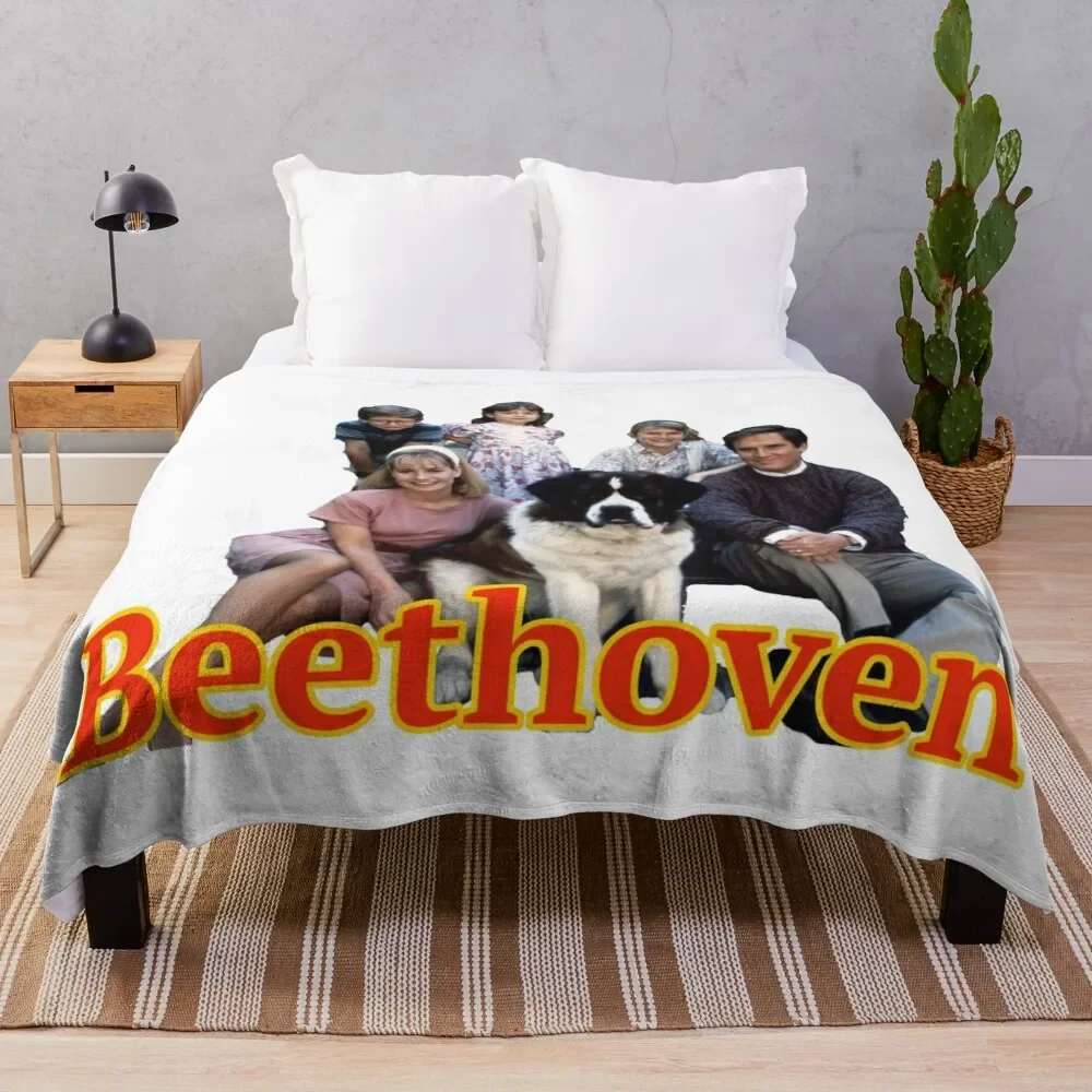 Beethoven Throw Blanket warm for winter Shaggy Warm Blankets