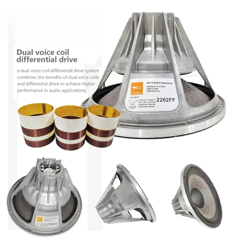 2262FF 12 Inch  for VRX932 Line Array Dual Voice Coil Differential Drive Neodymium Woofer LF Speaker Unit