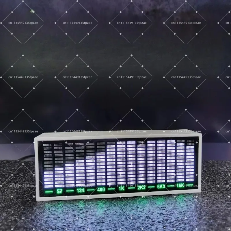 DIY Voice Controlled Audio Display Pickup With Shell LED Music Spectrum Desktop Ornament Creative Gift