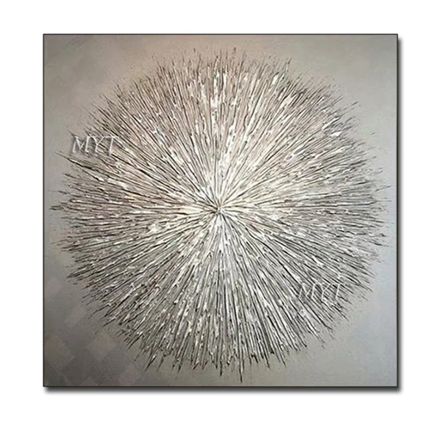 Modern Fabric Painting Designs Canvas Art Handmade Abstract Flower Oil Painting Canvas Wall Art Modern Home Decoration