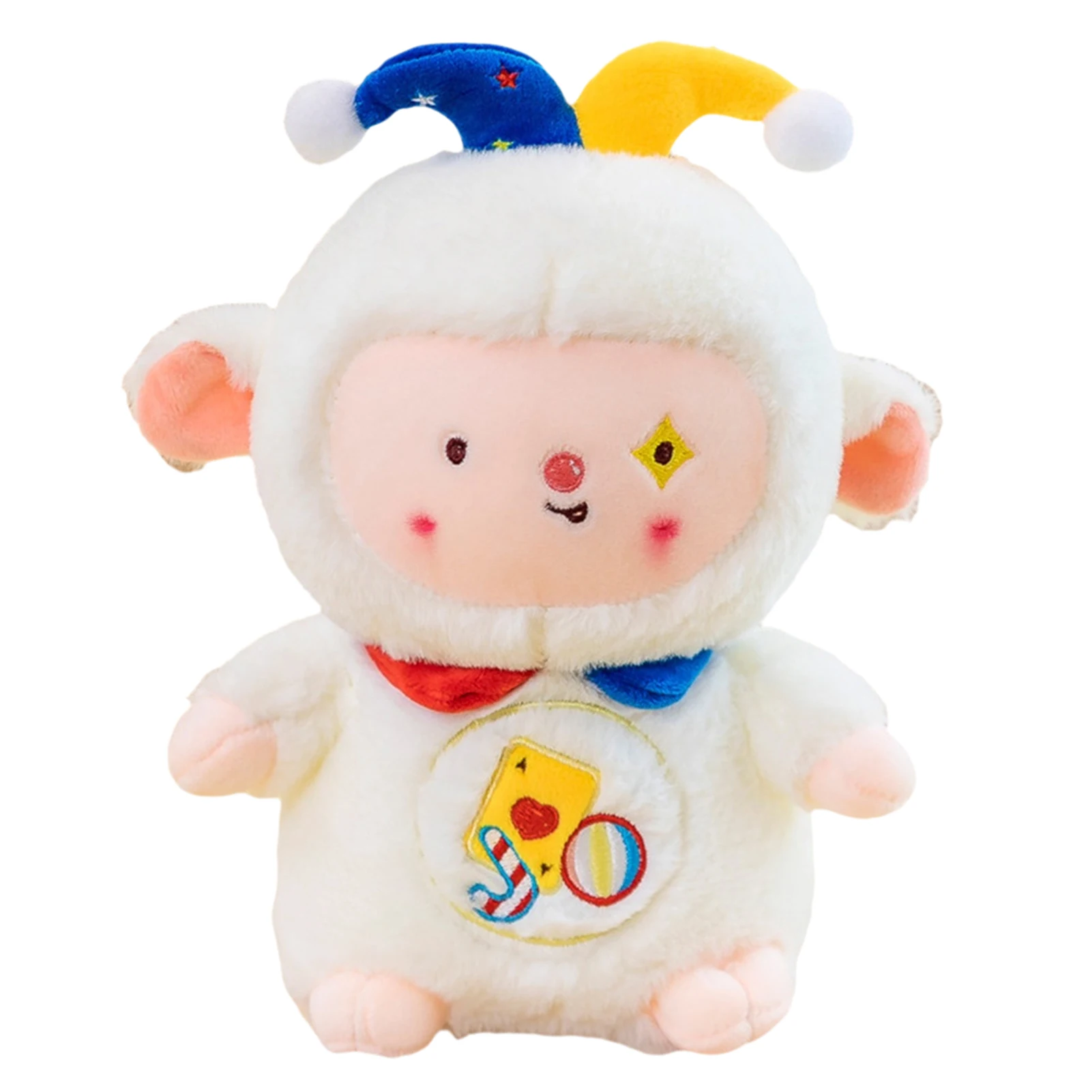 

Adorable Sheep Plush Doll Soft Stuffed Toy Kid Hugging Pillow Gift 25cm