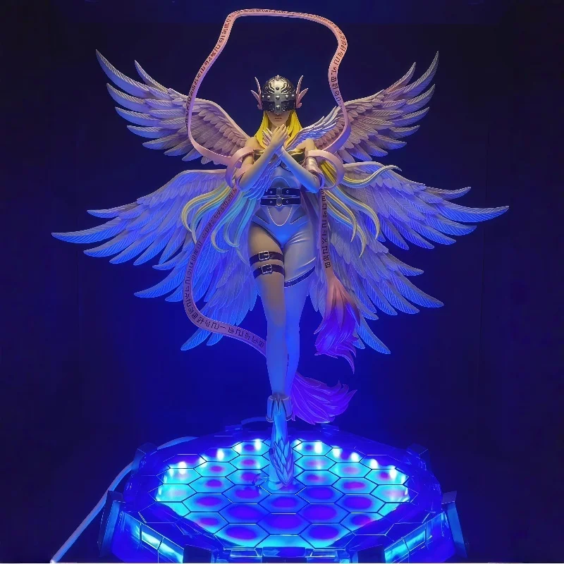 Monstruo Digital Gk, Altar de Luna, Ángel, bestia, Hada, bestia, estatua brillante, modelo en caja, figura coleccionable de Anime, origen japonés